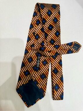 EUC Vintage Pavone 100% Silk Tie – Made in Italy